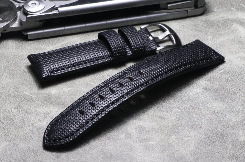 Dày 111 nguyên chất handmade 20mm22mm24mm26mm handmade GT2 da thật dây đeo đồng hồ da bò dây đeo đồng hồ tùy biến