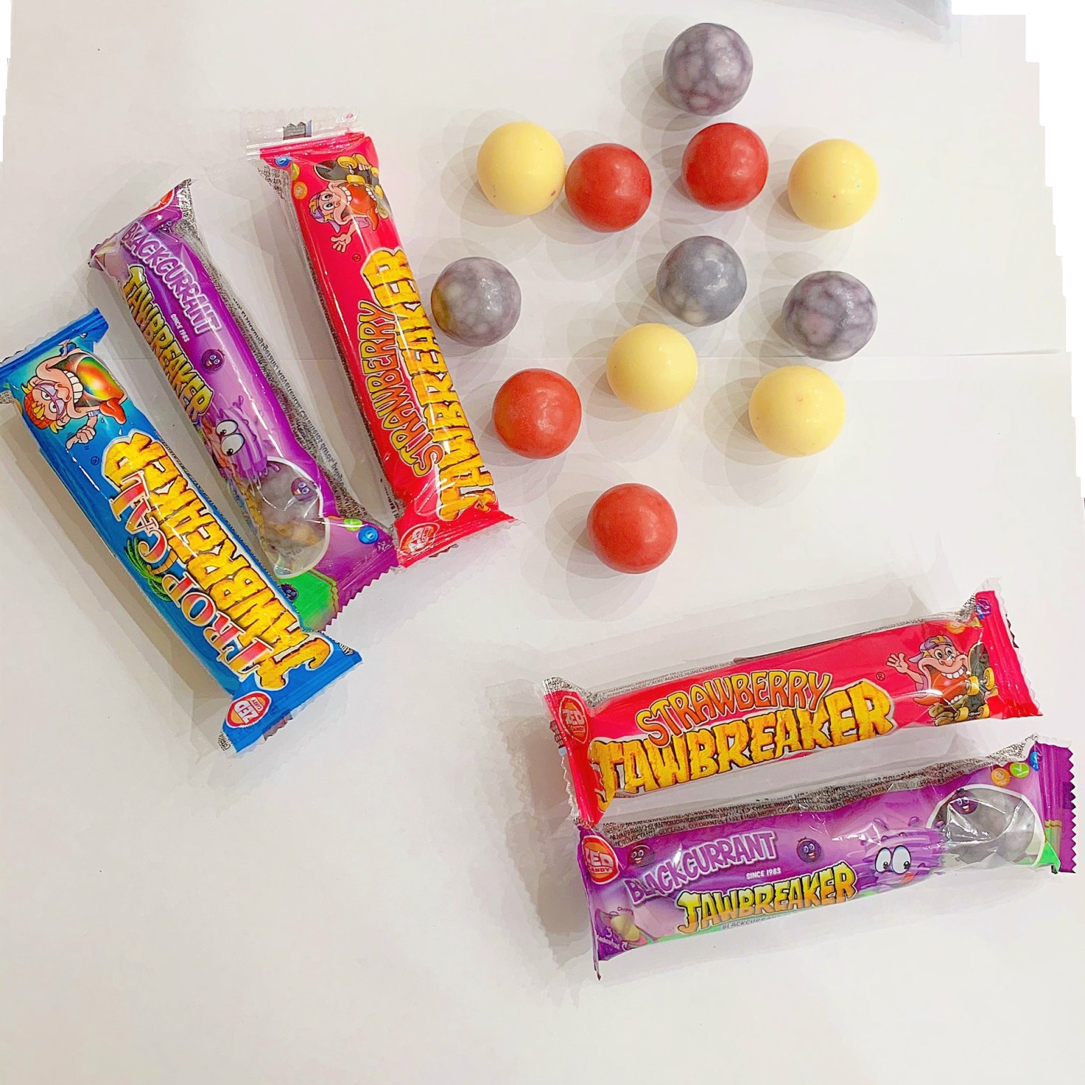 ZED Candy - Kẹo gum jawbreakers vị dâu tây