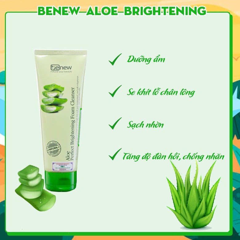 SỮA RỬA MẶT BENEW TINH CHẤT NHA ĐAM 160ML