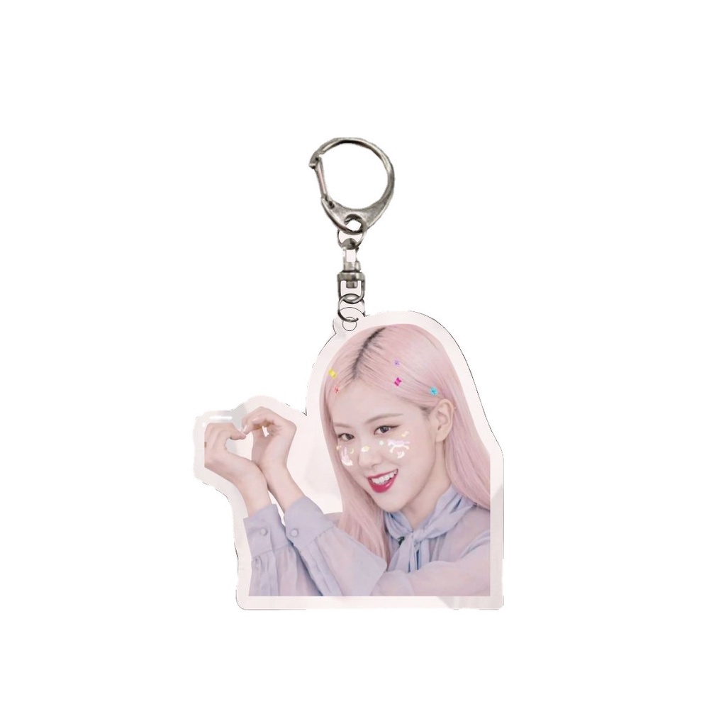 Móc Khóa Hình Hoa Hồng BLACKPINK