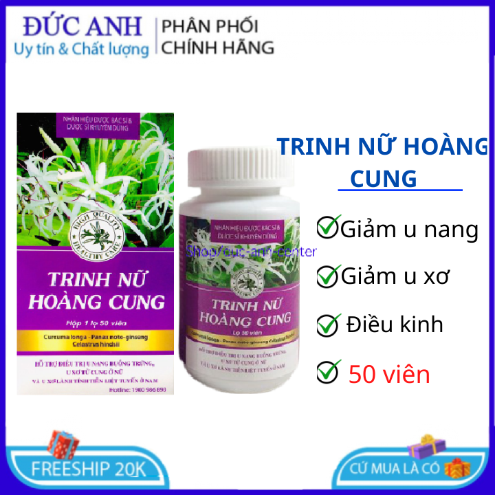 Viên uống trinh nữ hoàng cung ngăn u xơ tủ cung u xơ tiền liệt tuyến và các khối u , tiêu khó tiểu buốt Trinh nữ hoàng cung cao xạ đen Trinh nữ hoàn cung Trinh nữ phụ khang Trinh nu hoang cung đức anh center