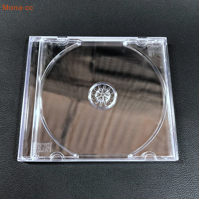 🔥CC Plastic DVD Case Portable CD Storage Box CD Package Case Durable DVD Box Thickened CD DVD Disc box