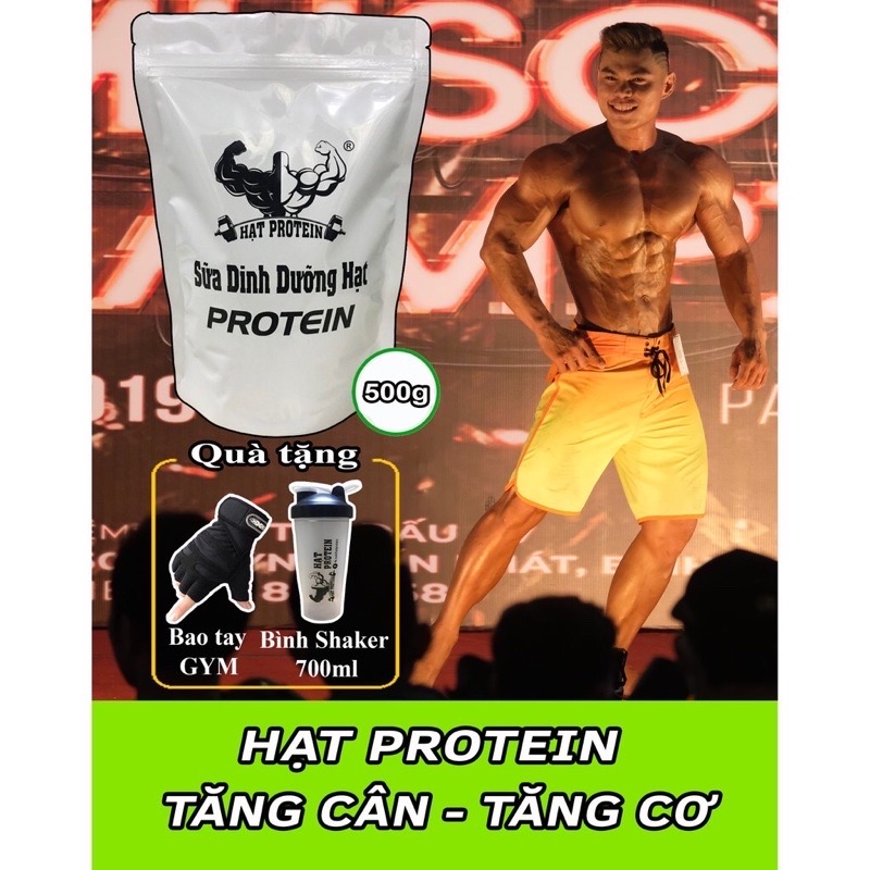Combo 2 Túi Sữa Dinh Dưỡng Hạt Protein ( Tặng Bình Lắc Hoặc Bao Tay)