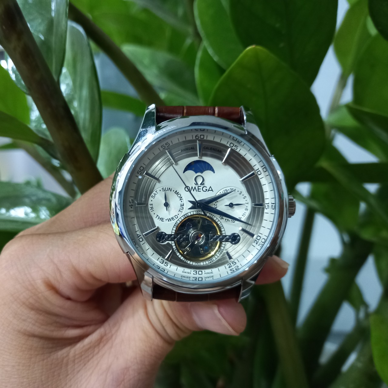 Đồng hồ nam OMEGA máy cơ cao cấp - Size 42mm - [Bảo hành 24 tháng]