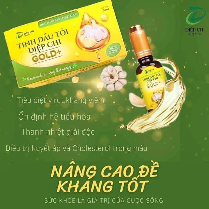 [HCM]Tinh Dầu Tỏi Diệp Chi Gold+