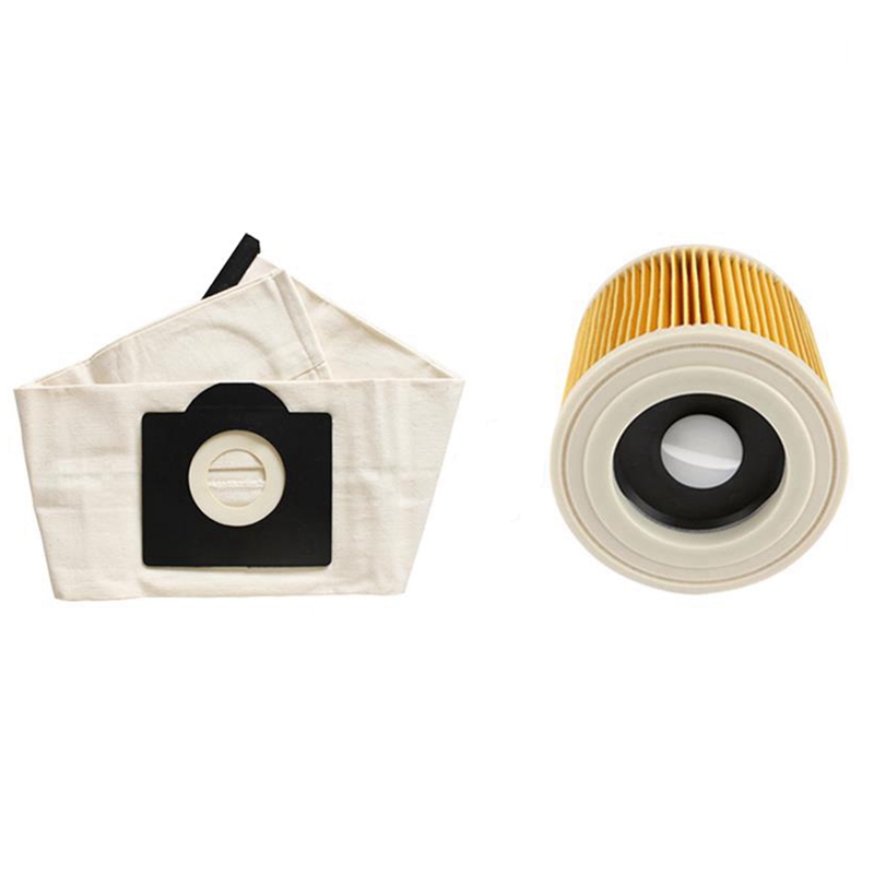 Hepa filter & washable dust bags for karcher wd3 mv3 wd3200 se4001 a2299 a2204 a2656 vacuum cleaner parts accessories