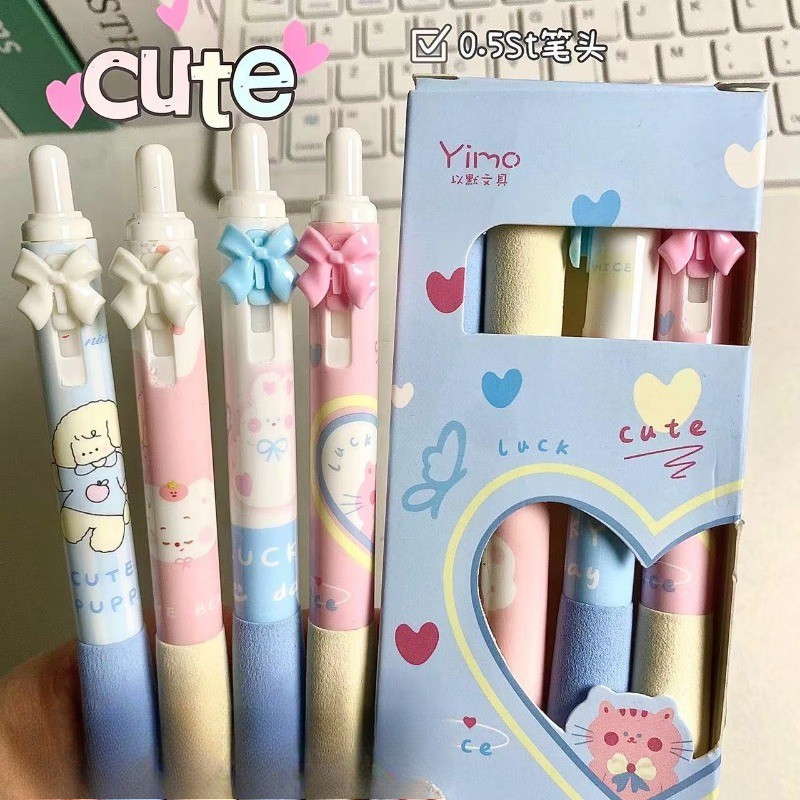 Sayglossy 20 Pcs Pink Bow Ballpoint Pens Coquette Aesthetic - View #4