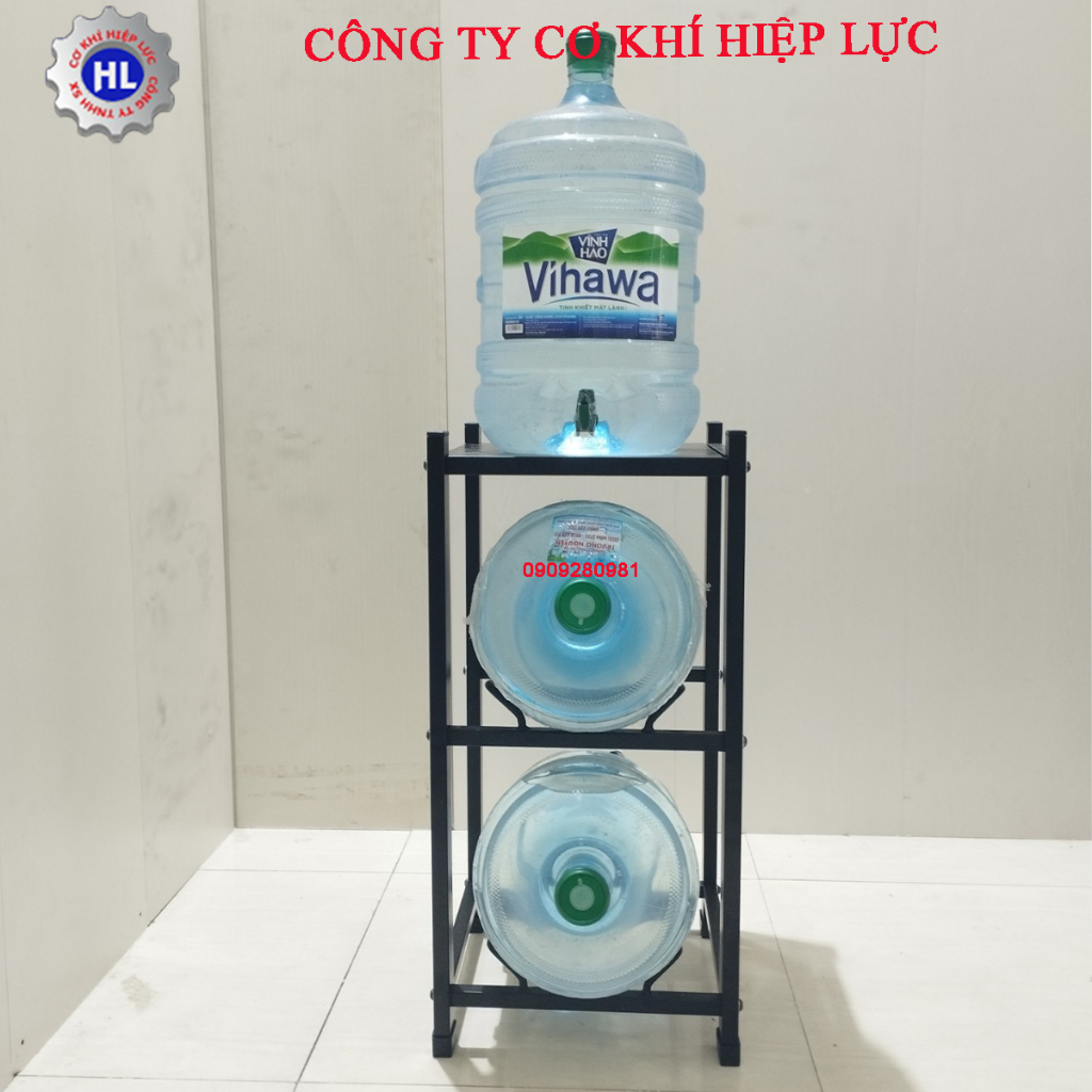bình nước lọc 20 lit .lắp ráp 3 tầng có mâm (NEW)