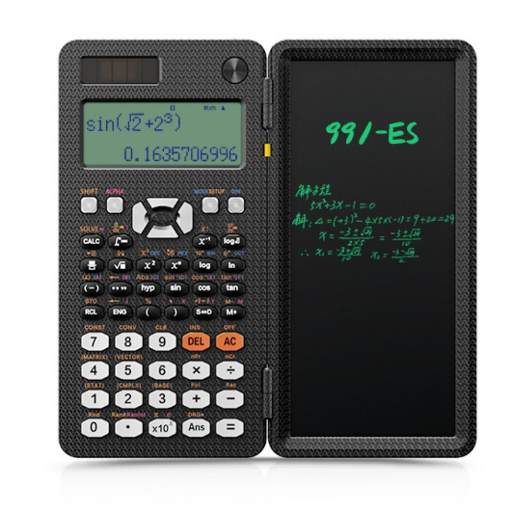 ICELUE Multifunction 417/349/498 Calculation Portable Office Supply Desktop Calculator Study Accessoires School Stationery School Office Function Calculator Digit Calculator Engineering Scientific Calculator With Writing Tablet Scientific Calculator