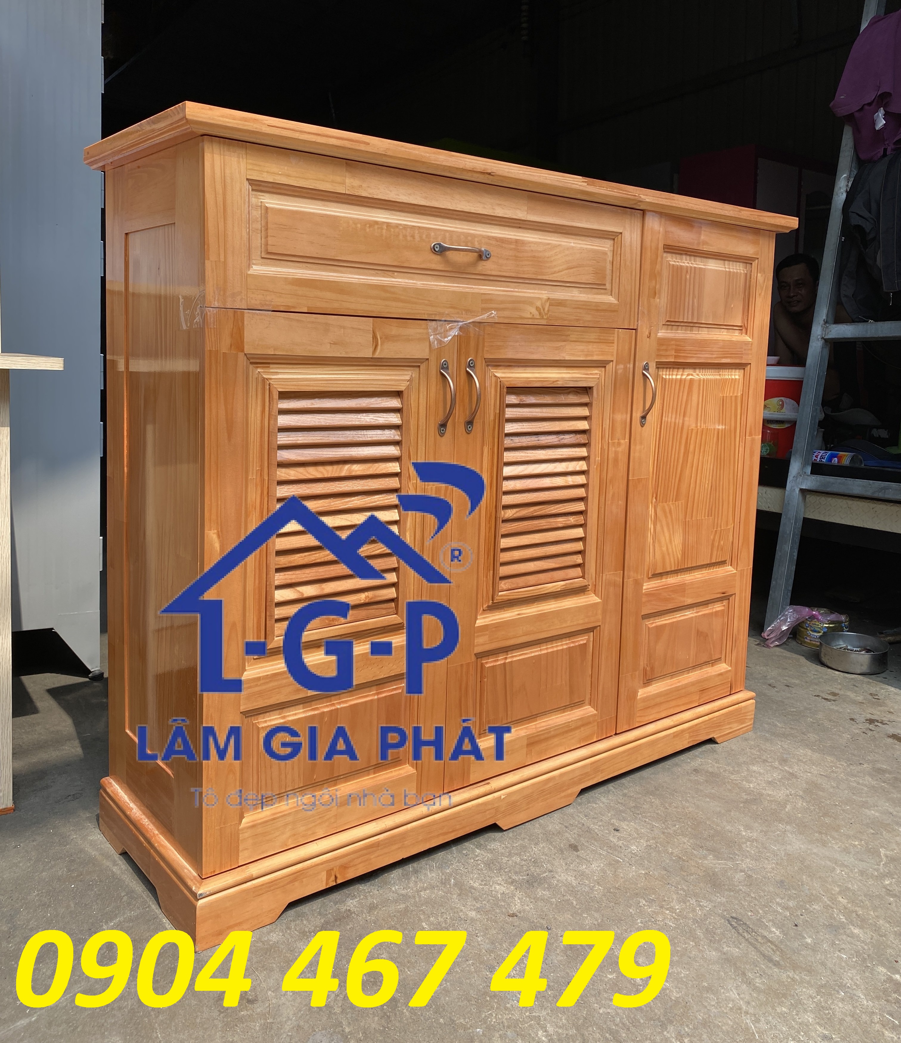 Tủ giày dép gỗ thông - gỗ cao cấp - mẫu sẳn đẹp