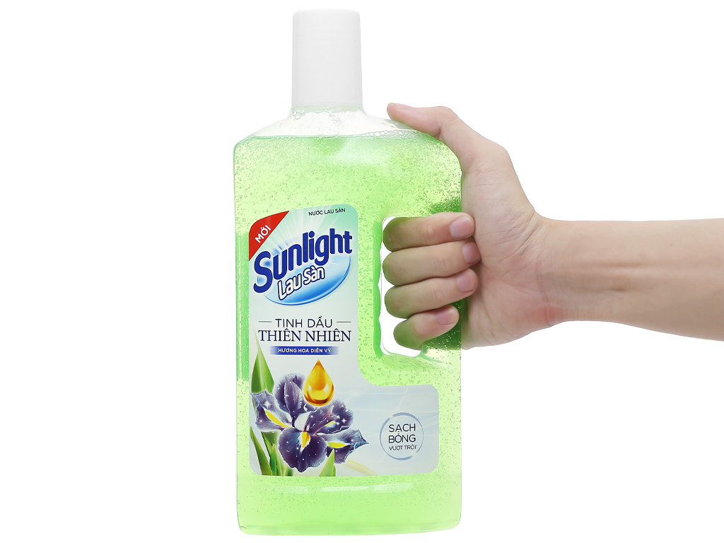 [HCM]Nước lau sàn Sunlight 1kg chai (màu xanh/trắng/hồng)