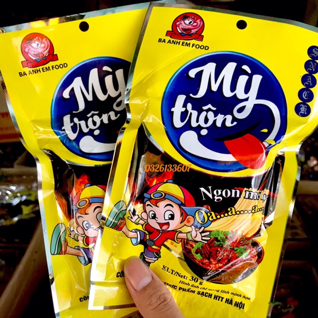 [Sỉ] Combo 30 Gói Snack Mỳ Trộn Đồ Ăn Vặt Siêu Ngon