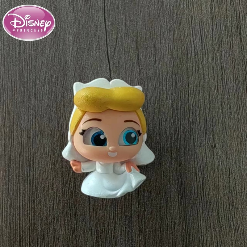 Disney Doorables Anime Figures Princess Anna Elsa Mickey Mouse Housecute  Kawaii Big Eyed Doll Cartoon Model Toys Kids Gifts