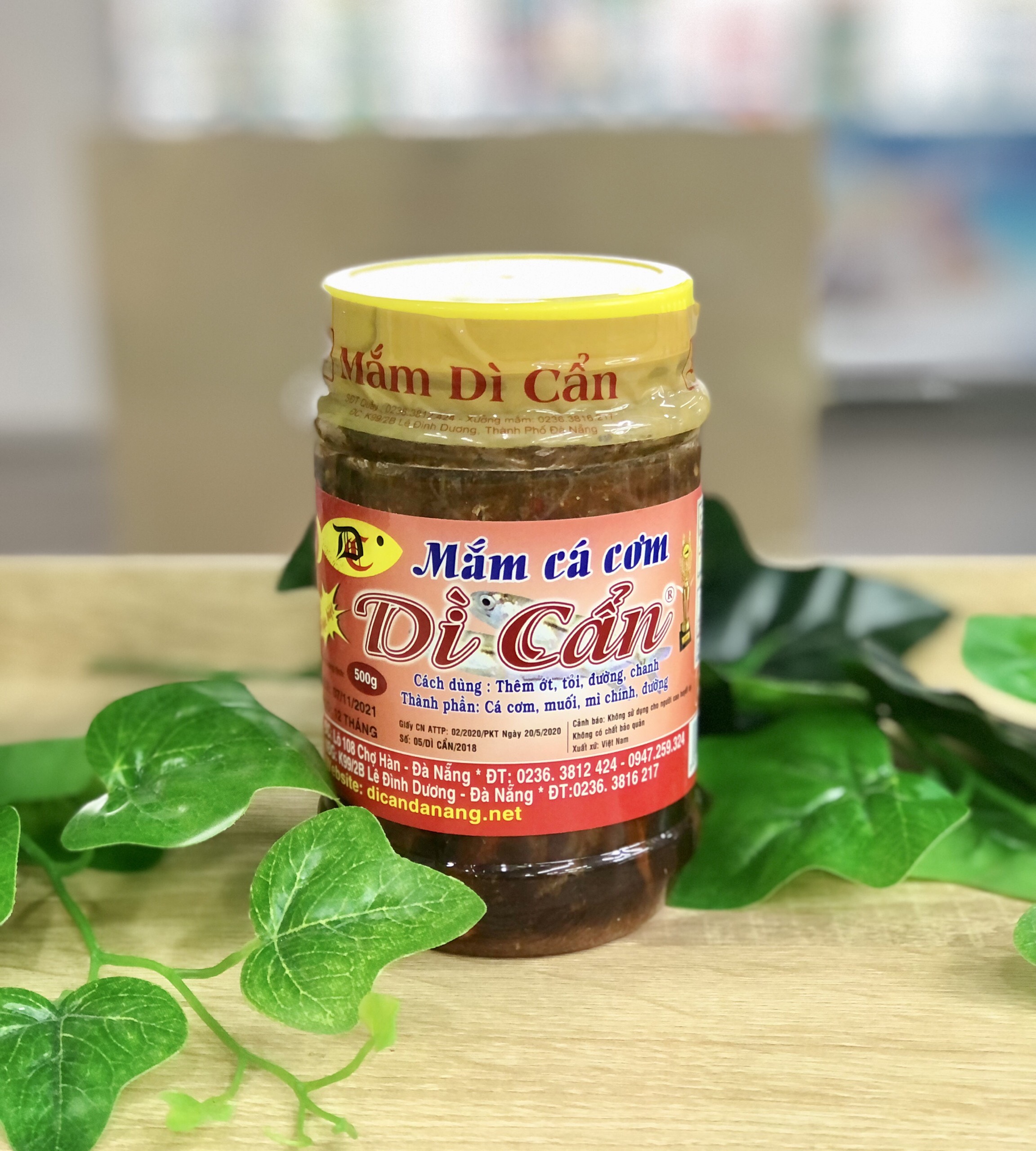 Mắm cá cơm Dì Cẩn 500gram-Đặc sản Đà Nẵng