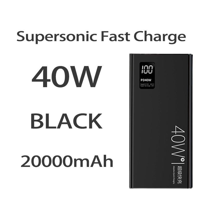 🇸🇬 [In Stock]40W Super Fast Charge Power Bank 30000mAh Mini Large
