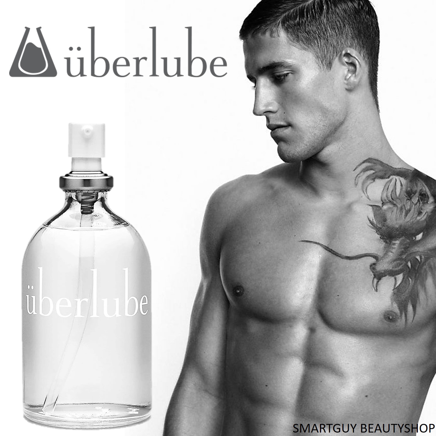Überlube Luxury Lubricant LatexSafe Natural Silicone Lube with Vitamin