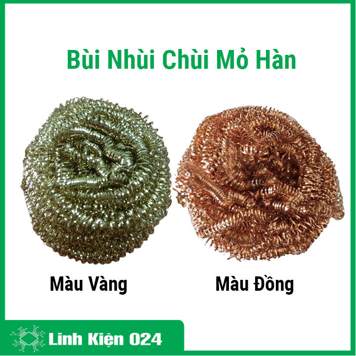 Bùi nhùi đồng dùng vệ sinh đầu hàn cực sạch