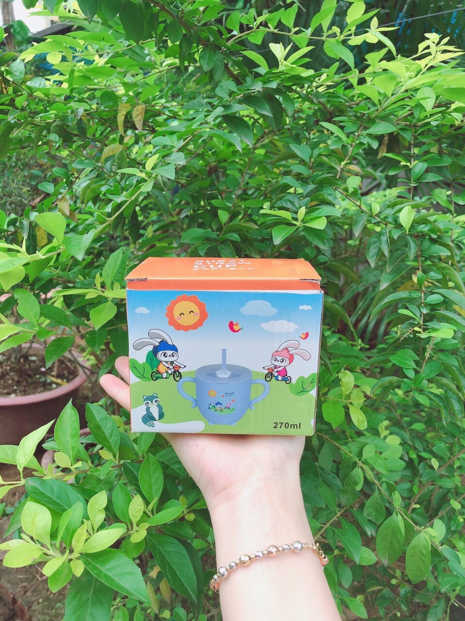 Cốc uống nước lúa mạch cho bé