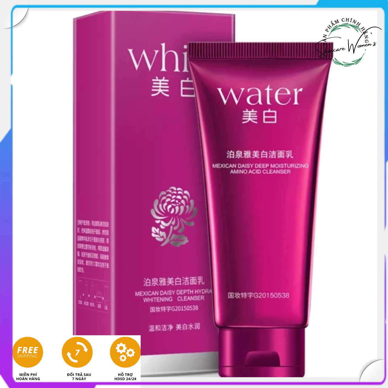 Sữa rửa mặt kiềm dầu - sáng da - BIOAQUA
