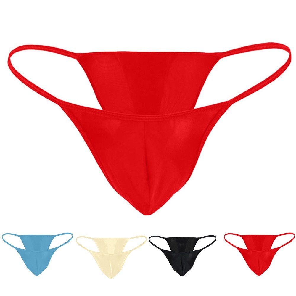 【specialthing】 T-Back Briefs Breathable Underwear Underpants Polyester + Spandex Lingerie 【Ready Stock】