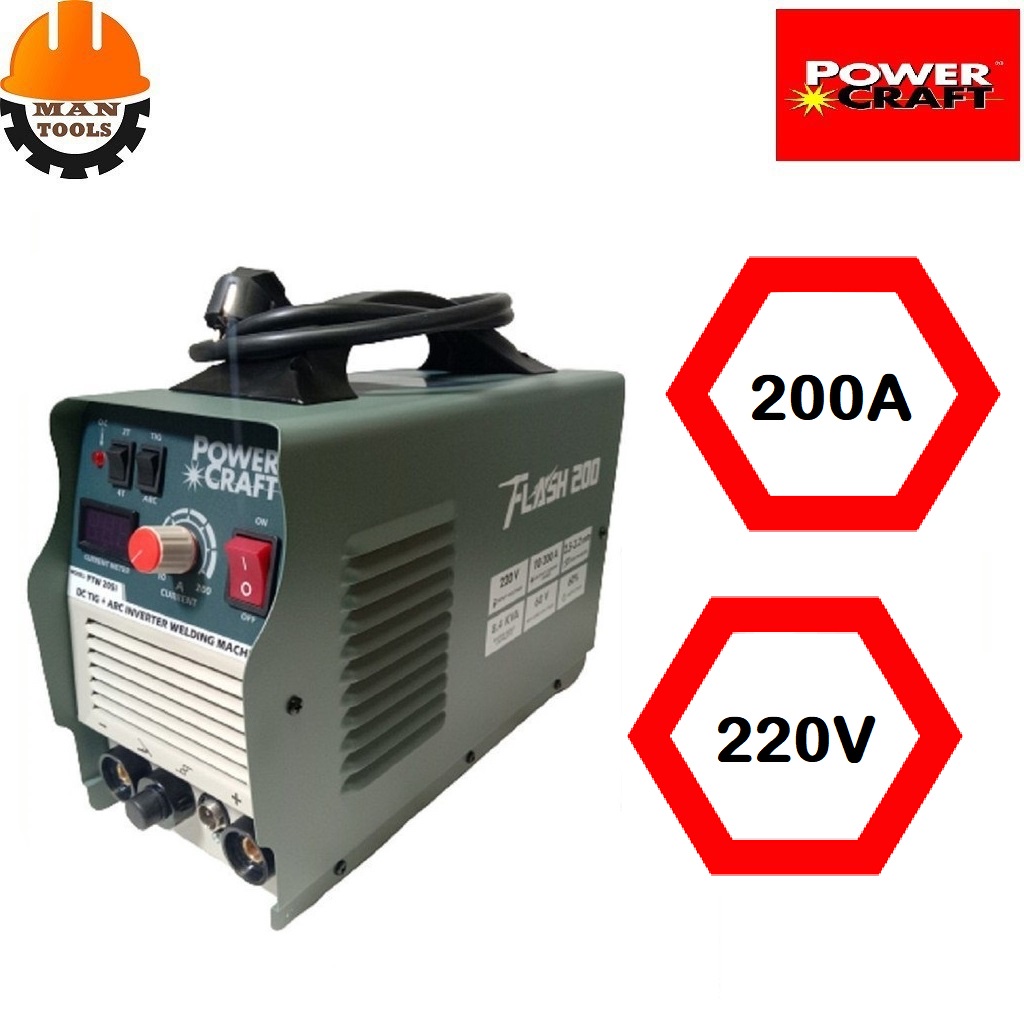 Powercraft DC TIG & ARC Inverter Welding Machine PTW 205i Lazada PH