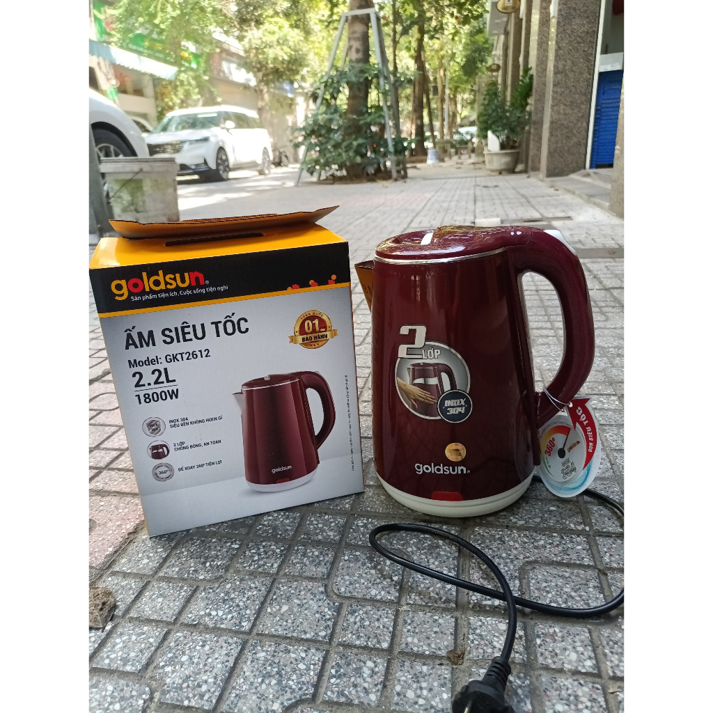 Ấm Siêu Tốc 2 Lớp GKT2612