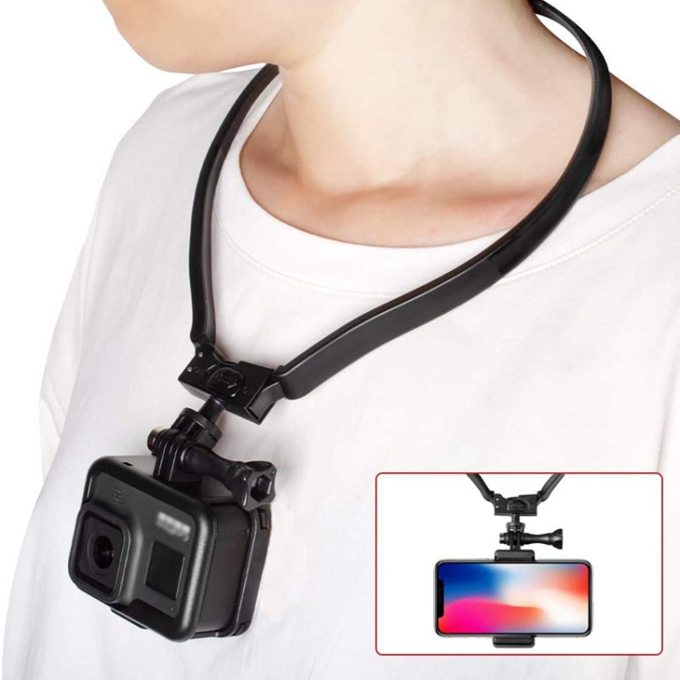 Pov / vlog smartphone selfie neck holder mount （fast delivery）