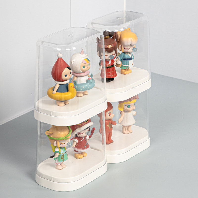 Blind box storage display box, bubble mart hand-office doll doll, transparent shelf storage, dustproof display wall