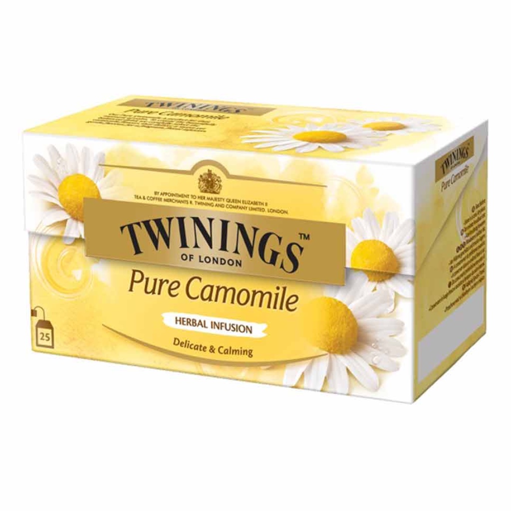 Trà hoa cúc la mã, pure camomile, infusion delicate & calming, 25 túi trà - twinings