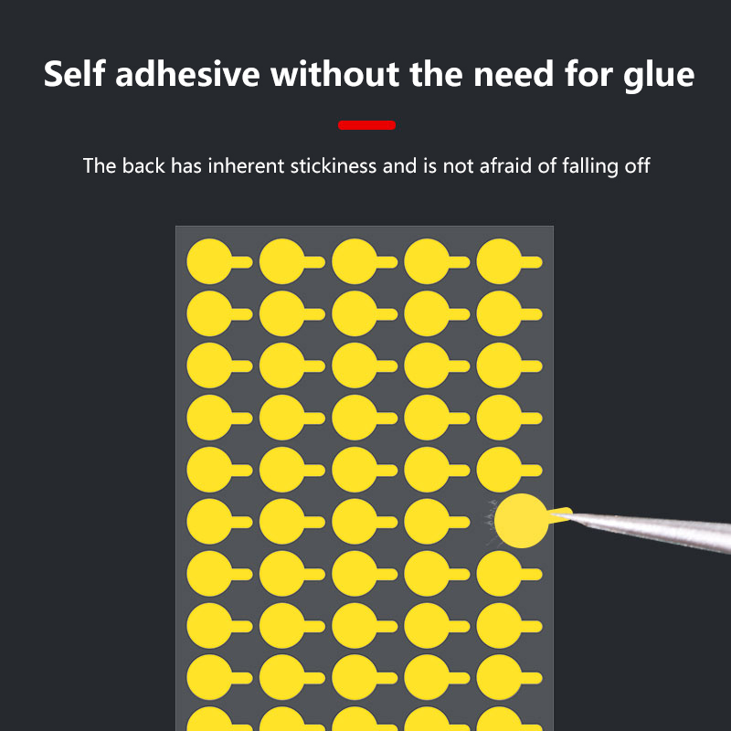 100Pcs Dust Stickers High Temperature Tape For Phone Camera Infrared Dot Matrix Protective Sticker DUJU. 