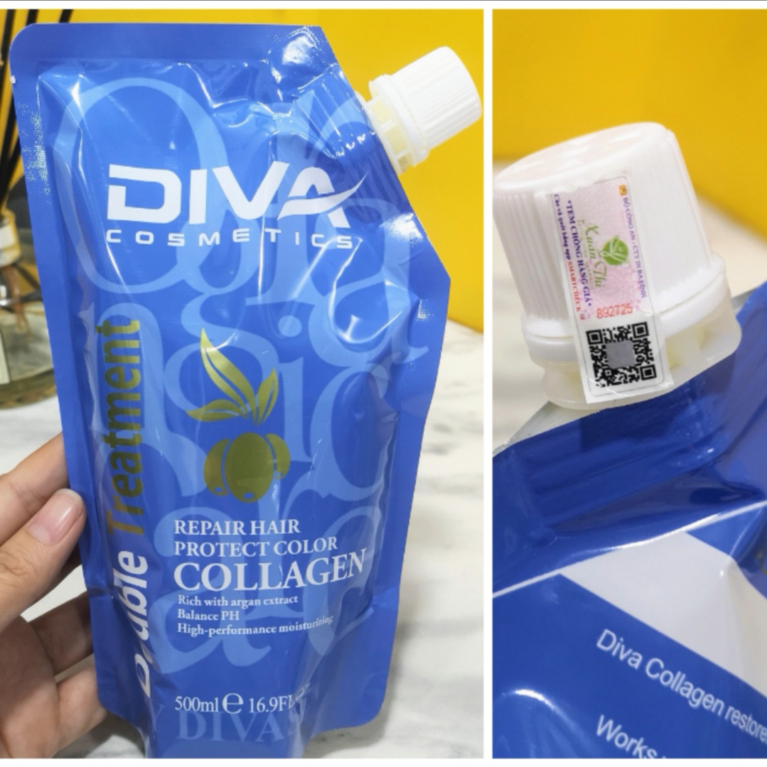 [Chính hãng] DẦU HẤP PHỤC HỒI COLLAGEN DIVA 500ml🌻