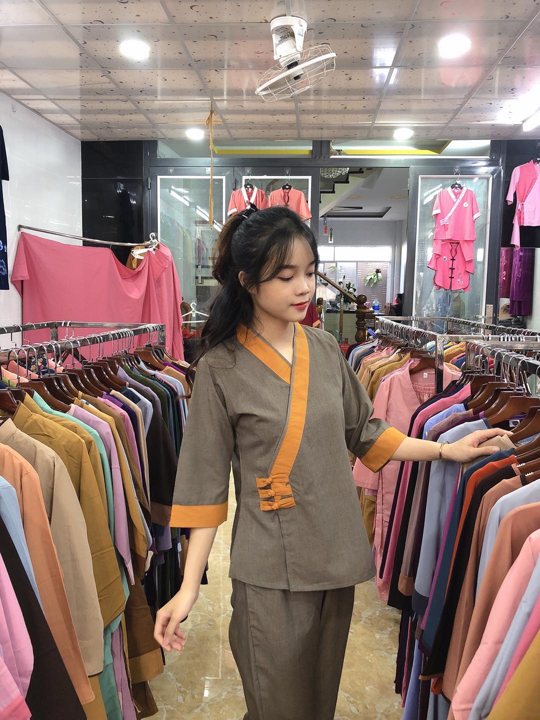 đồ lam đi chùa # 3 nút vải kate