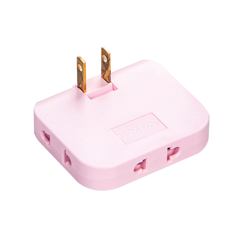 3 In 1 EU Extension Plug 180 Degree Rotation Charging Converter Socket. 