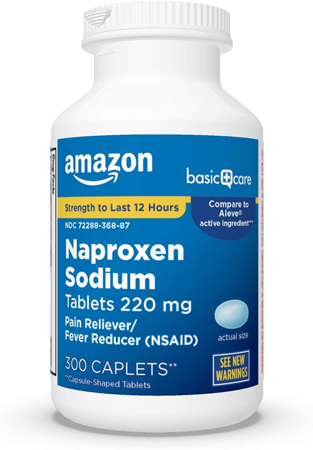 Amazon Basic Care Naproxen Sodium Tablets Menstural Period Fever