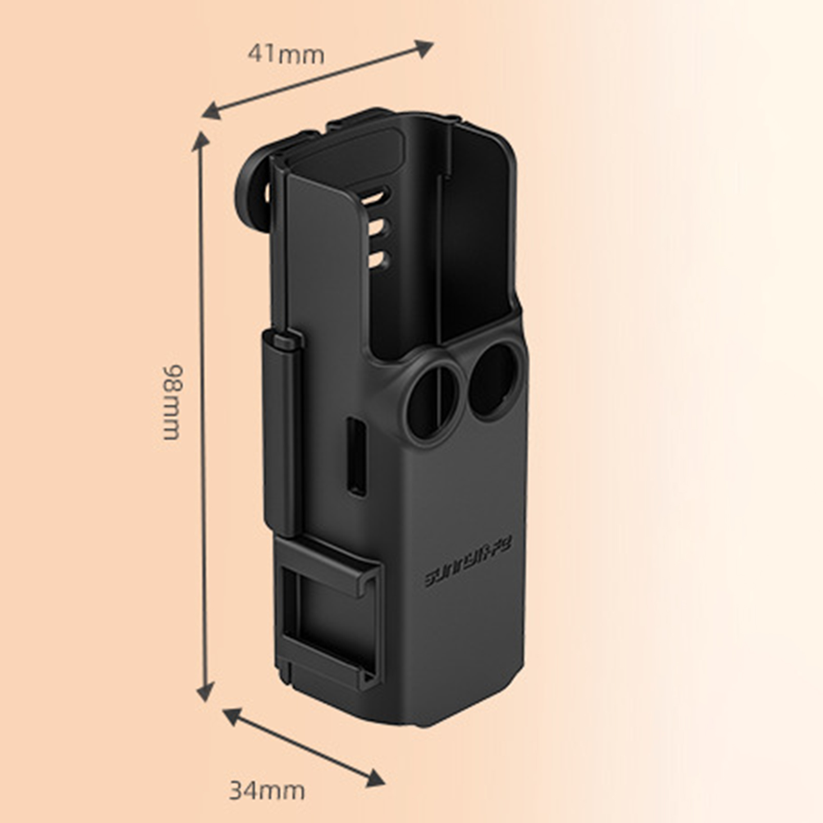 Các siêu nhiên cửa hàng Màn hình xoay khung bảo vệ khung bảo vệ cho túi 3 tăng cường kẹp Camera mở rộng chiều dài cho Osmo Túi 3 khung bảo vệ adapter với màn hình xoay chính xác lỗ định vị