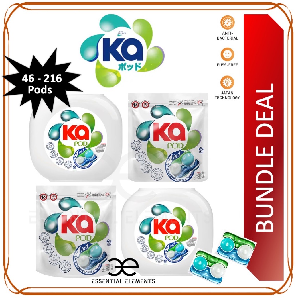 [Bundle Deal] KA 4in1 LAUNDRY CAPSULE Antibacterial Detergent Universal