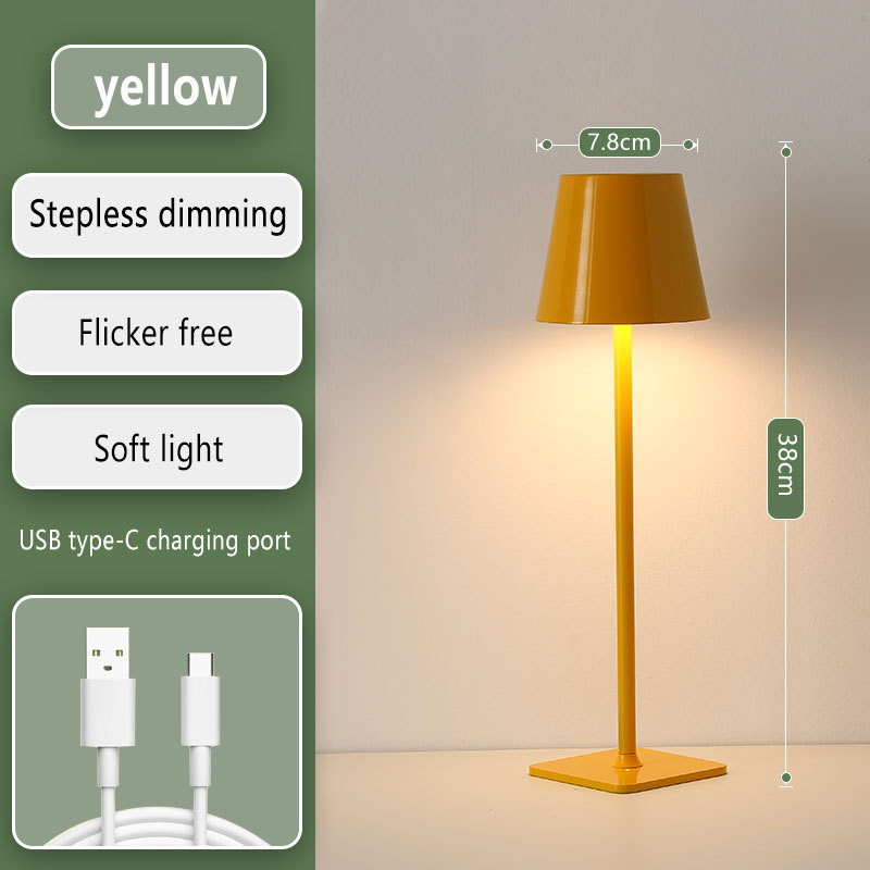 NFA Table lamp atmosphere light touch modern simple American table dining room bedroom bedside study night light