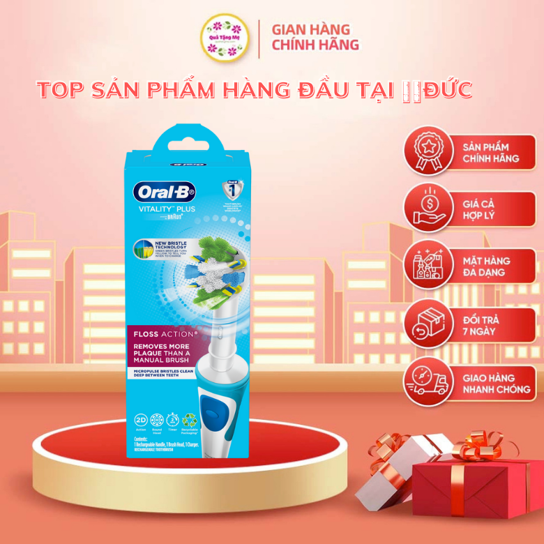 Bàn chải đánh răng điện Oral-B Vitality Plus FlossAction