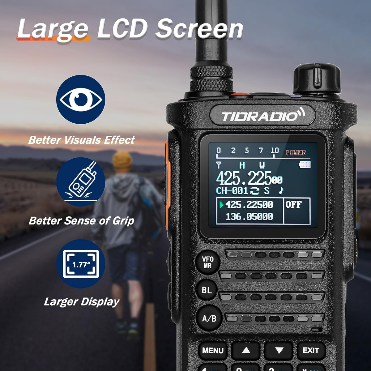 2nd Gen TIDRADIO TD-H8 Ham Radio 10Watt 2500mAh Battery Capacity Solid  Performance Handheld Two-Way Radio Wireless Programming Module with  Repeater List Lazada PH