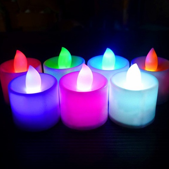 Nến điện tử mini,Nến tealight-nến sinh nhật <Kèm sẵn pin>
