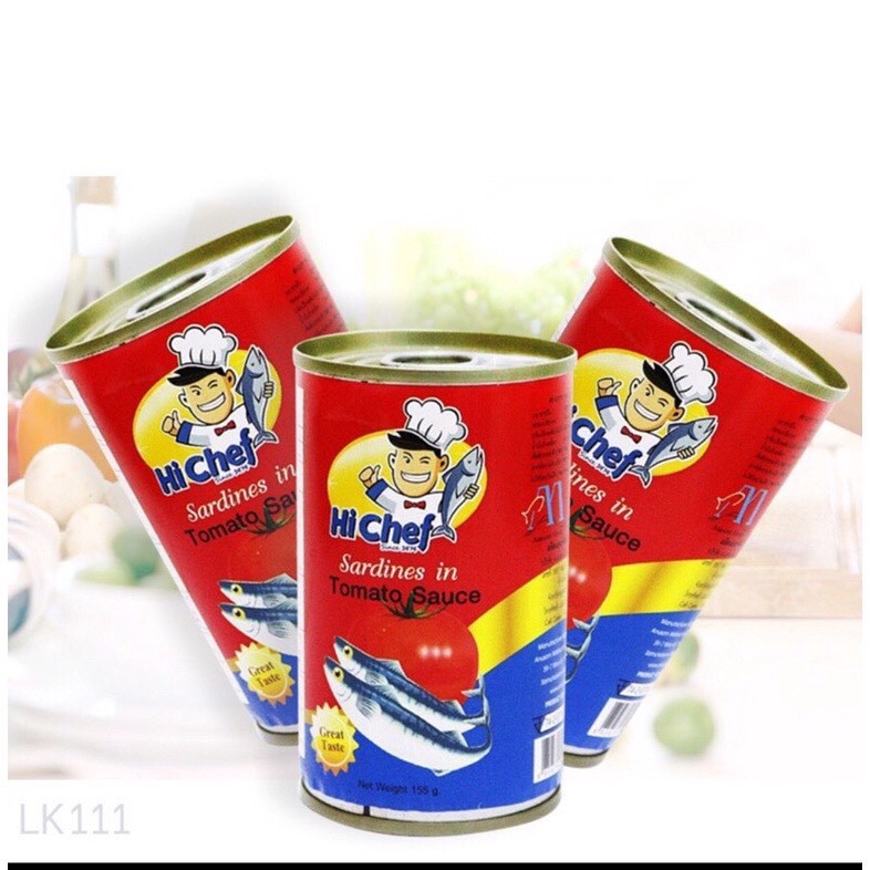 HCM - Cá Mòi Sốt Cà Thương Hiệu Hi Chef Thái Lan
