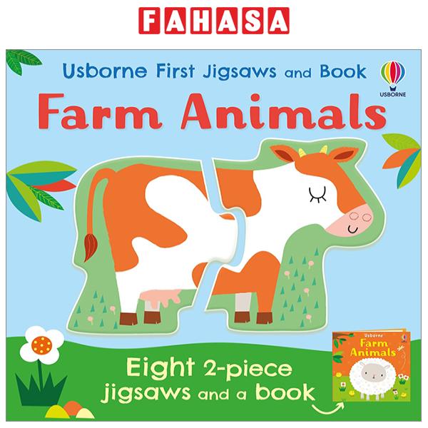 Fahasa - Usborne First Jigsaws: Farm Animals