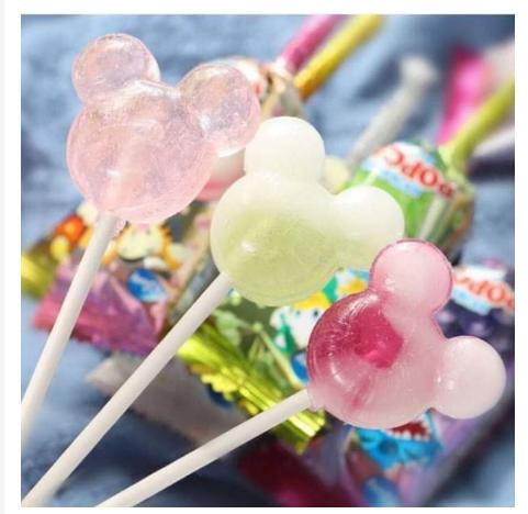 Kẹo mút Glico Popcan Mickey Nhật Bản 13gr/chiếc