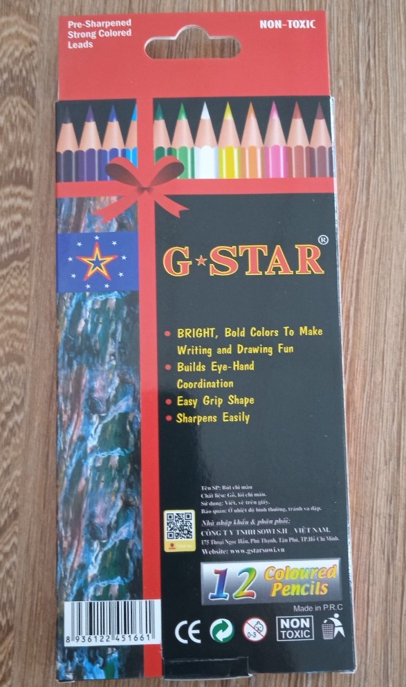 Bút chì 12 màu G * STAR