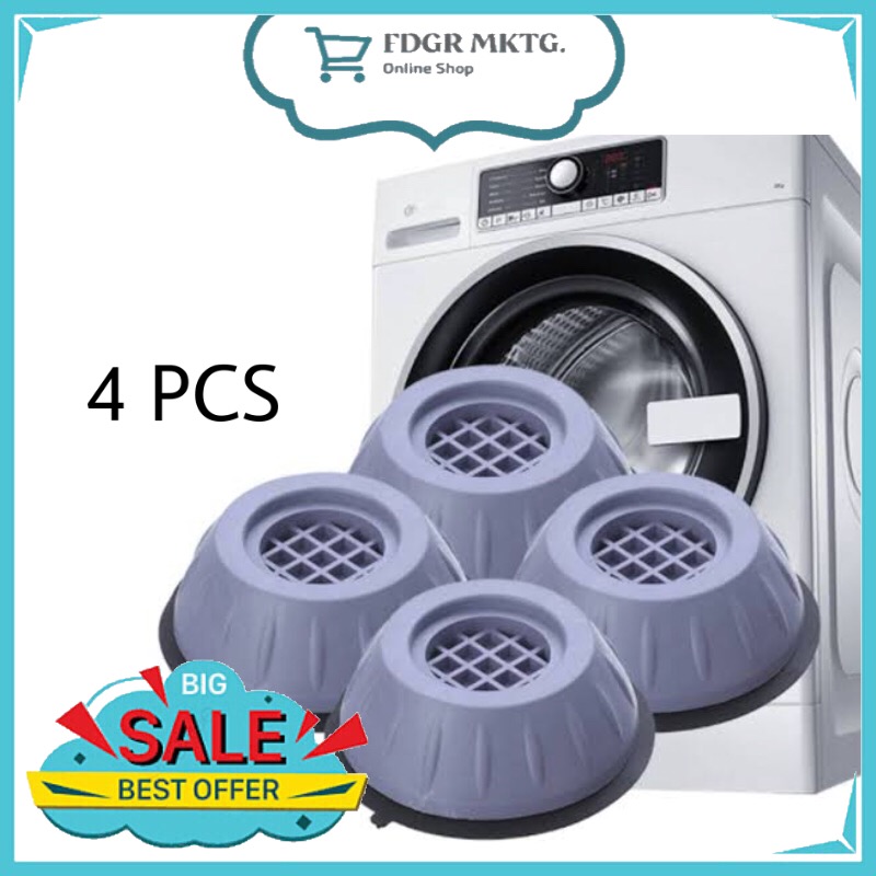 Washing Machine Feet Pad, Anti Vibration Rubber Feet Noslip Flooring