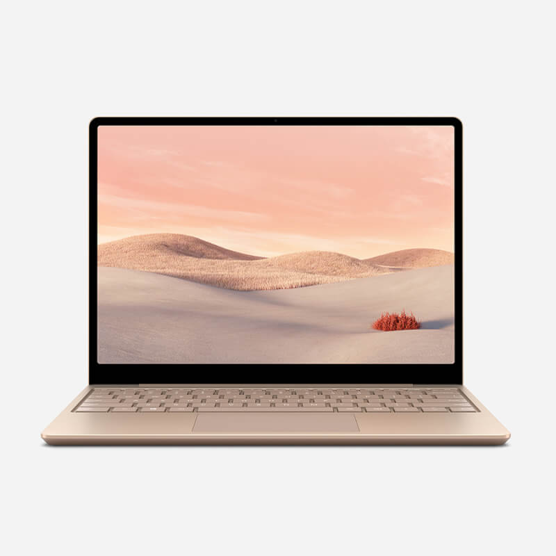 Laptop Go Intel Core i5 RAM 8GB SSD 256GB Sandstone Surface – Cảm biến vân tay, camera – Hàng chính hãng
