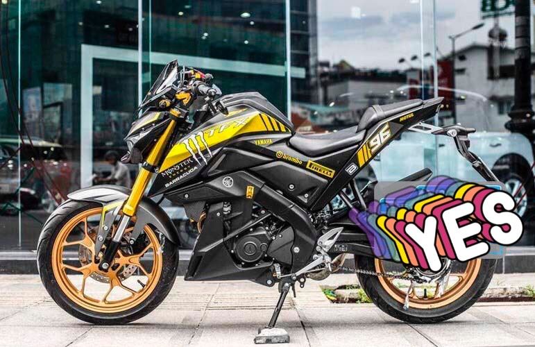 Tem trùm TFX yamaha monster vàng đen - Độ dán team trùm decal xe máy - Team trùm decal rẻ đẹp và chất monster vàng đen