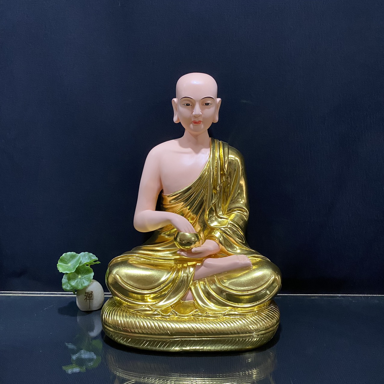 Tượng thánh tăng sivali tài lộc - cao 40 cm nhiều màu tamlinhngocbao