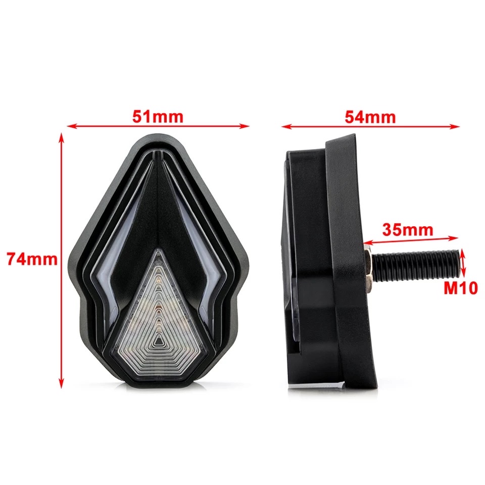 Xi Nhan K9 Gắn Xe Máy 12V [ Giá 1 Đôi ]
