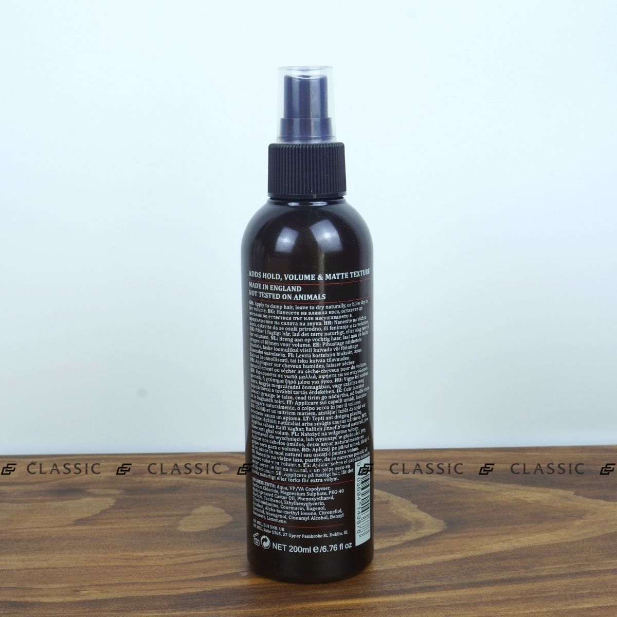 Xịt Tạo Phồng Tóc Dapper Dan Sea Salt Spray 200ml